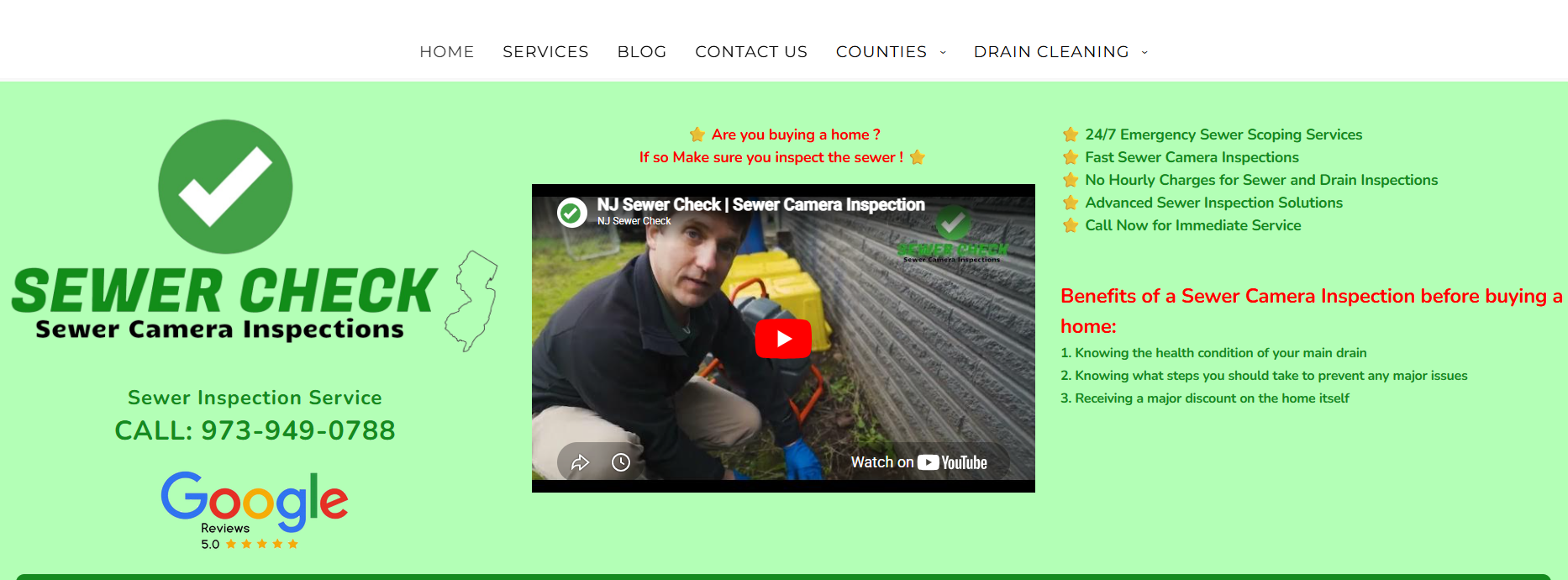 NJ Sewer Check